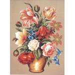 Πίνακας Κεντήματος ''Λουλούδια" διάσταση 50 x 70 cm C.919 Gobelin-Diamant