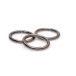 Metal Wire Ring  38mm (ΒΑ000278) Color Νο1 Ανθρακί