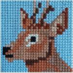 Gobelin L "Reindeer" Embroidery Kit Frame 20x20cm (06.41)
