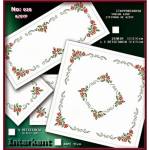 Embroidery Stamped Cloth Napkins ,4 pieces 50x50 cm - Cross-stitch Νο 20 Farbe 01