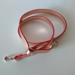 Eco Leather strap with hooks 130cm. (0101) Farbe Pink Gold