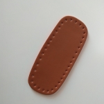 Eco Leather base for handmade bags  20,5Χ9cm. (0201) Farbe Ταμπά