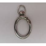 Metal ring with mechanism and rotating nipple 20mm (0260) Color 04