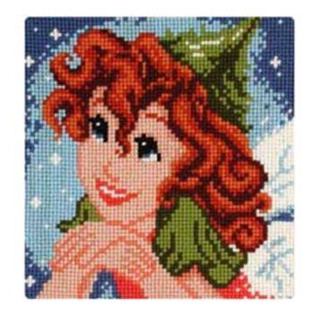 Disney Fairies pillow "Prilla And the Butterfly Lie" KIT 40x40cm 8551/2575 KIT