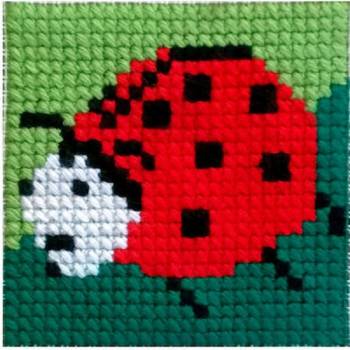 Gobelin L "Ladybug" Embroidery Kit Frame 20x20cm (06.05)